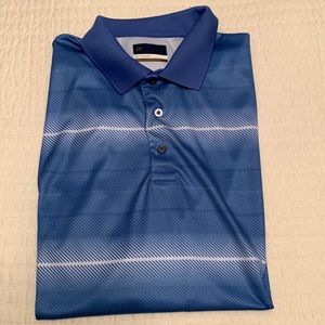 Jack Nicklaus Golf polo shirt, blue mens large